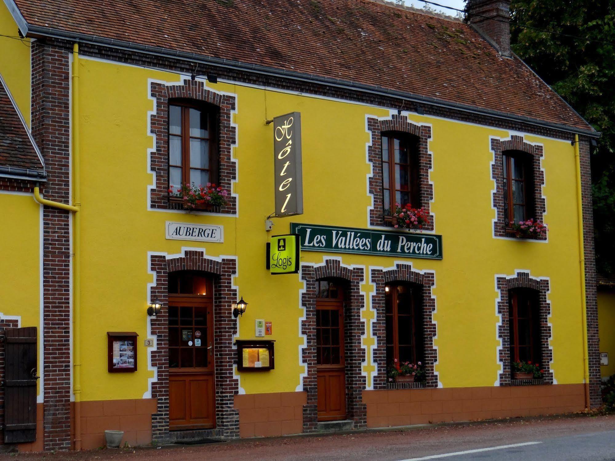 Logis-Hotel Restaurant Auberge Les Vallees Du Perche 비셰레 외부 사진